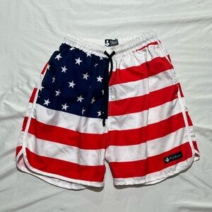 Rowdy Gentleman Swim Rowdy Gentleman American Flag Swim Trunks size large men’s